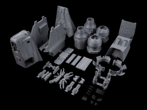 Razor Crest assembly 3D Print Model