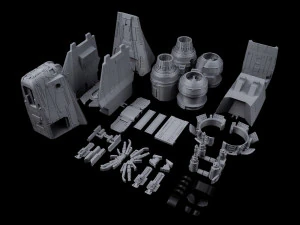Razor Crest assembly 3D Print Model