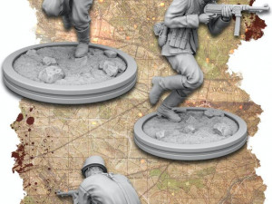 World War II German Soviet figurines pack 3D Print Model