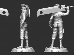 旗木卡卡西组装 3D 打印模型