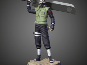 Kakashi Hatake Assembly 3D Print Model
