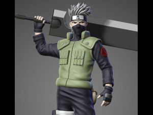 Kakashi Hatake Assembly 3D Принт Модель