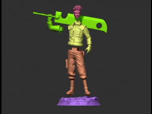 旗木卡卡西组装 3D 打印模型