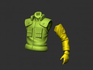 Kakashi Hatake Assembly 3D Принт Модель