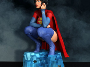 Supergirl nfsw assembly 3D Принт Модель