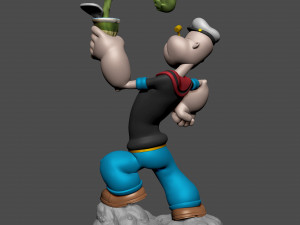 Popeye assembly 3D 打印模型