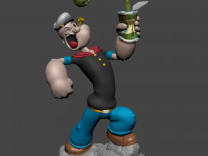 Popeye assembly 3D 打印模型