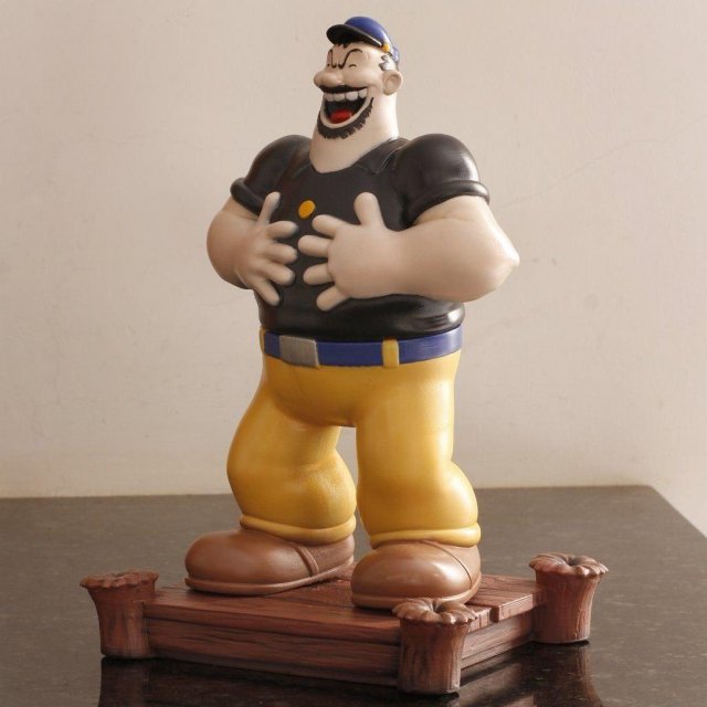 Bluto Popeye assembly 3D Print Model .c4d .max .obj .3ds .fbx .stl .blend