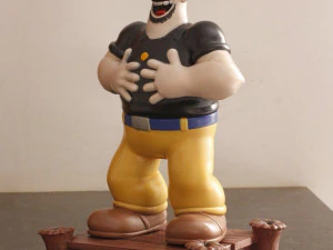 Asamblea de Bluto Popeye Modelo de impresión 3D