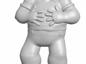 Bluto Popeye assembly 3D Print Model