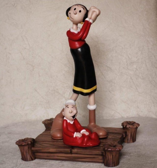 Olive popeye Assembly 3D Print Model .c4d .max .obj .3ds .fbx .stl .blend 