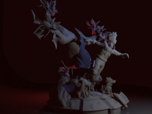 Kakashi Hatake Assembly Modelo de Impressão 3D