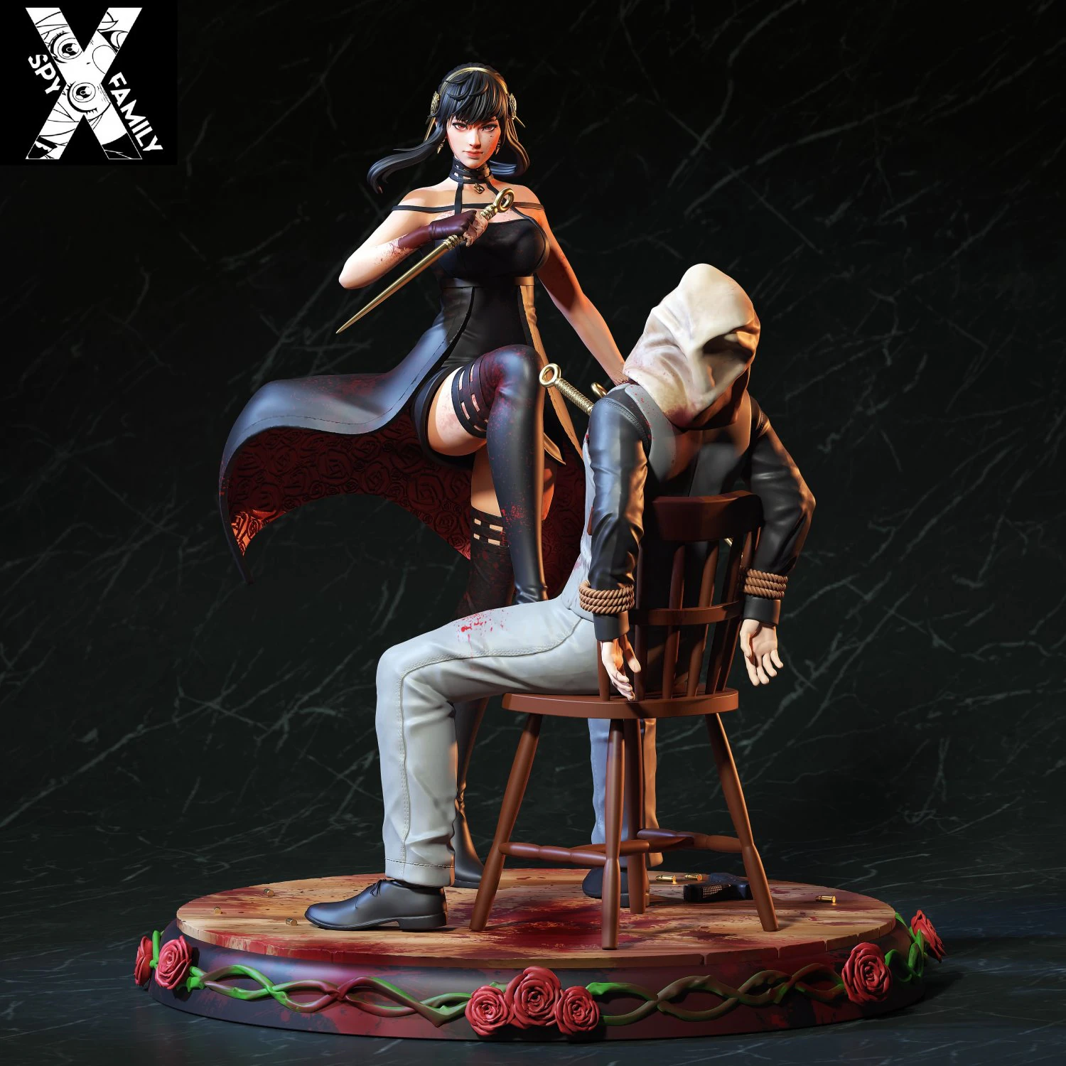 Yor Forger Spy Family Assembly 3D Print Model .c4d .max .obj .3ds .fbx .stl .blend 