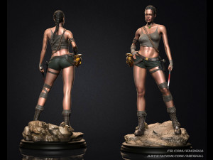 Lara croft NFSW Assembly 3D Print Model