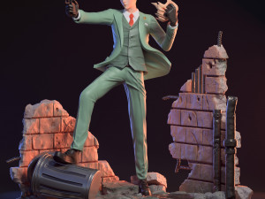 Loid Forger Spy Family Assembly 3D-printmodel