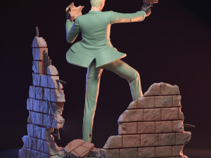 Loid Forger Spy Family Assembly 3D-printmodel