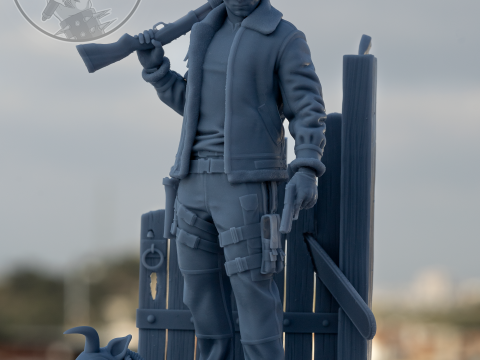 Leon Scott Kennedy Assembly 3Dプリントモデル