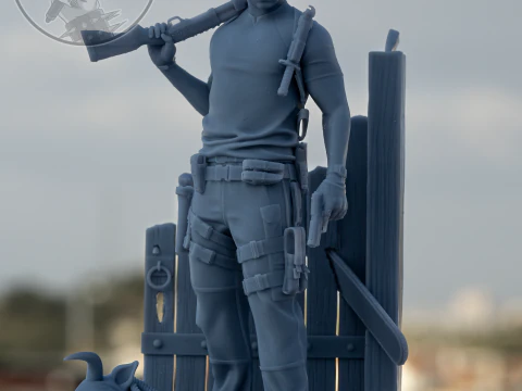 レオン・スコット・ケネディ・アセンブリー 3Dプリントモデル