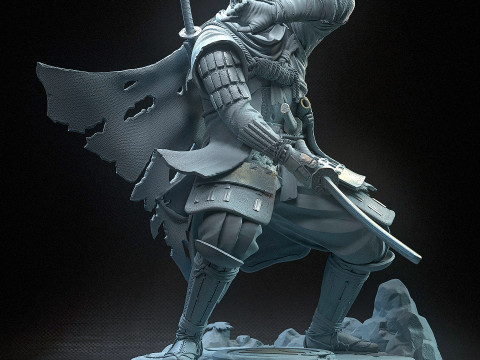 Jin Sakai Ghost of tsushima Assembly Modelo de impresión 3D