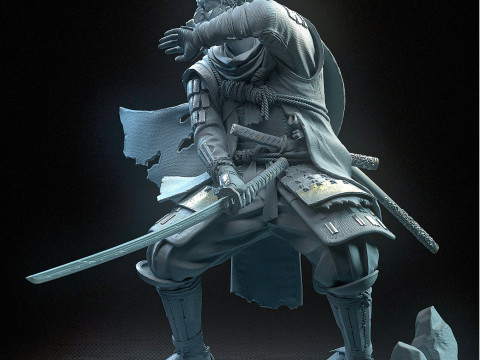 Jin Sakai Ghost of tsushima Assembly 3D Print Model