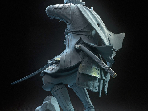 Jin Sakai Ghost of tsushima Assembly 3D Print Model