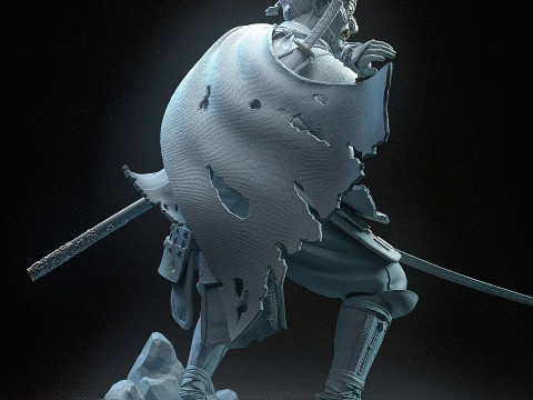Jin Sakai Ghost of tsushima Assembly 3D Print Model