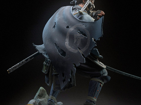 Jin Sakai Ghost of tsushima Assembly 3D Print Model