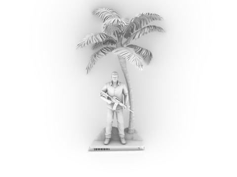 Tommy Vercetti Diorama Assembly Modello di stampa 3D