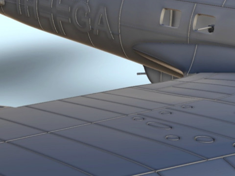 Heinkel He 111 Bomber Assembly 3D Print Model