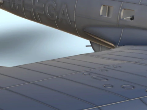Heinkel He 111 Bomber Assembly 3D Print Model