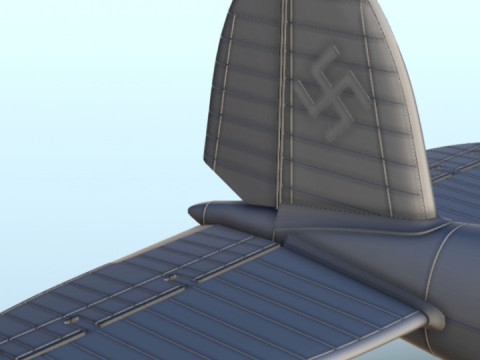 Heinkel He 111 Bomber Assembly 3D Print Model