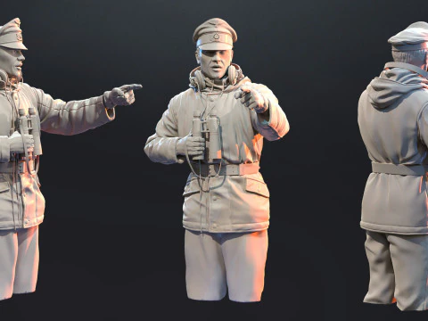 Nazi Commanders assembly 3D Print Model