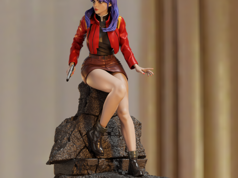 Misato Katsuragi Assembly 3D प्रिंट मॉडल