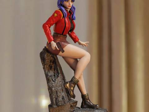 Misato Katsuragi Assembly 3D Print Model