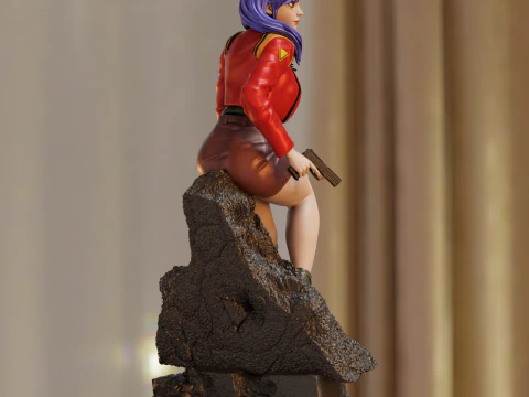 Misato Katsuragi Assembly 3D Print Model