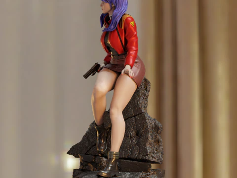 Misato Katsuragi Assembly 3D Print Model