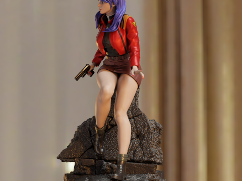 Misato Katsuragi Assembly Modello di stampa 3D