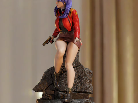 Misato Katsuragi Assembly 3D Print Model