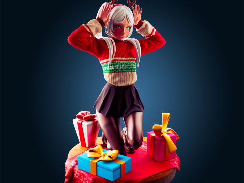 Frieren Diorama Assembly 3Dプリントモデル