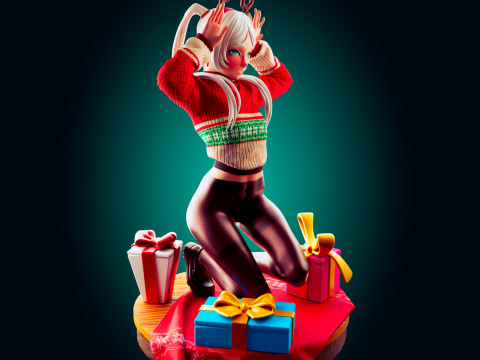 Frieren Diorama Assembly Model Cetak 3D