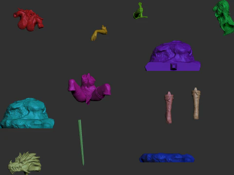 Red Sonja Assembly 3D Print Model