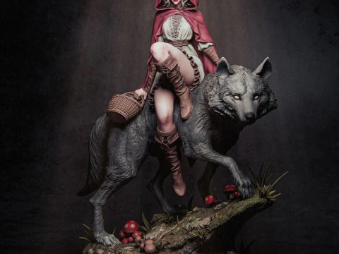 Red Riding Hood Assembly 3D Print Model
