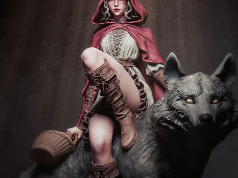 Red Riding Hood Assembly 3D Print Model