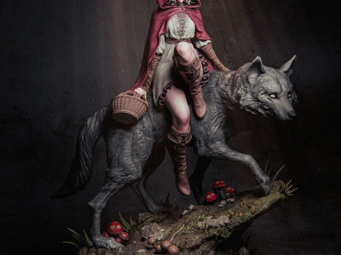 Red Riding Hood Assembly Modello di stampa 3D