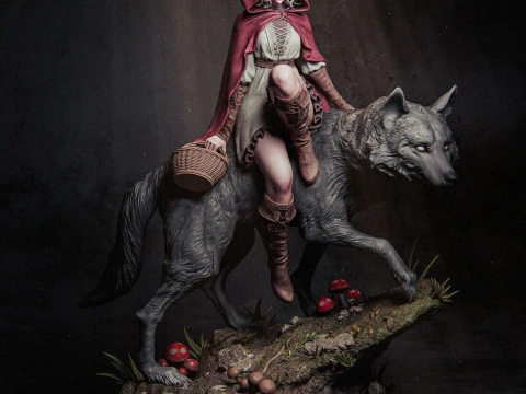 Red Riding Hood Assembly 3D Print Model