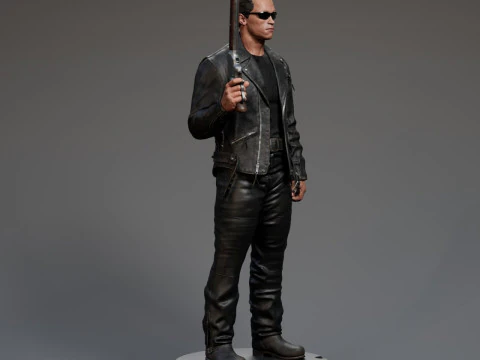 Terminator Assembly 3D Print Model