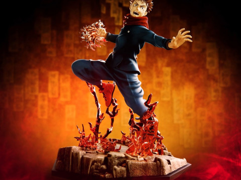 Yuji Itadori Jujutsu KaisenAssembly Modèles 3D en vedette