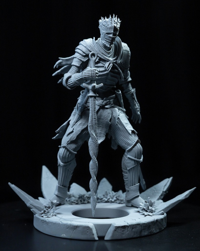 Soul of Cinder Dark Souls 3 Assembly 3D प्रिंट मॉडल .c4d .max .obj .3ds .fbx .stl .blend 