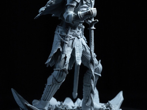 Soul of Cinder Dark Souls 3 Assembly 3D प्रिंट मॉडल