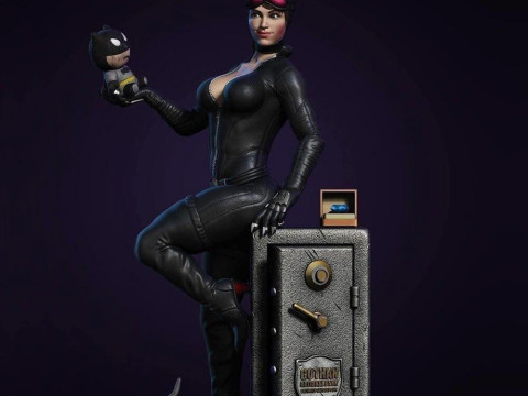 Catwoman Assembly Modelo de impresión 3D